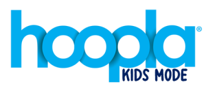 Logo and link for Hoopla